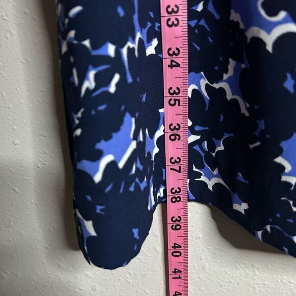 Talbots Floral Print Crepe Shift Dress Size 8 - Picture 14 of 14